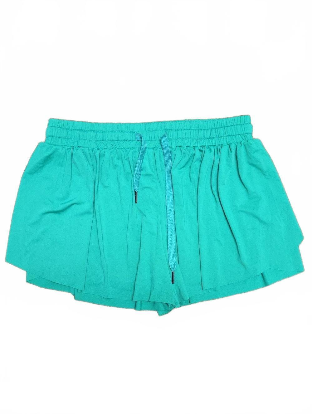 Automet | Women's Green Drawstring Casual Shorts | L